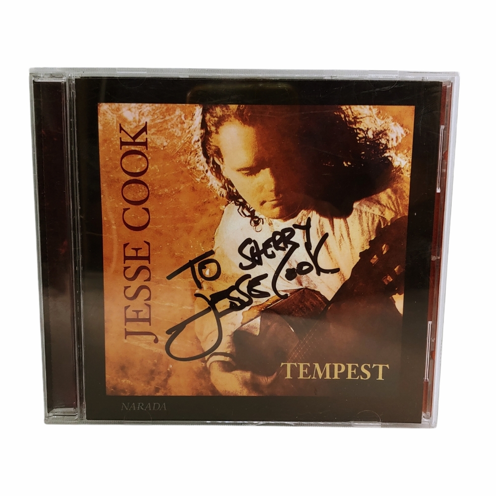 JESSE COOK - SIGNED AUTOGRAPHED TEMPEST CD NO COA